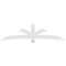 Ekena Millwork Davenport Architectural Grade PVC Gable Bracket, 108"W x 27"H x 2"D x 6"F, 6/12 Pitch GBP108X27X0206DAV00 - alternate 5